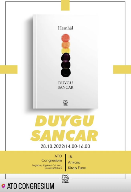Ankara Kitap Fuarı — 18. Ankara Kitap Fuarı — Duygu Sancar imza günü