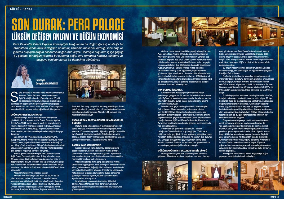 Son Durak: Pera Palace — Plasfed Dergisi, Haziran 2026